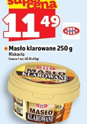 Masło klarowane 250 g Mlekovita promocja w TOPAZ