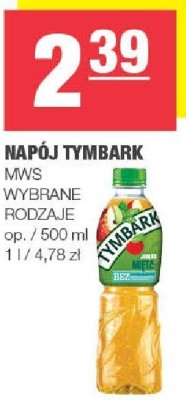 Napój tymbark mws wybrane rodzaje promocja w SPAR