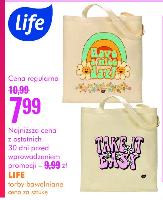 Torba bawe艂niana Life (super-pharm) promocja