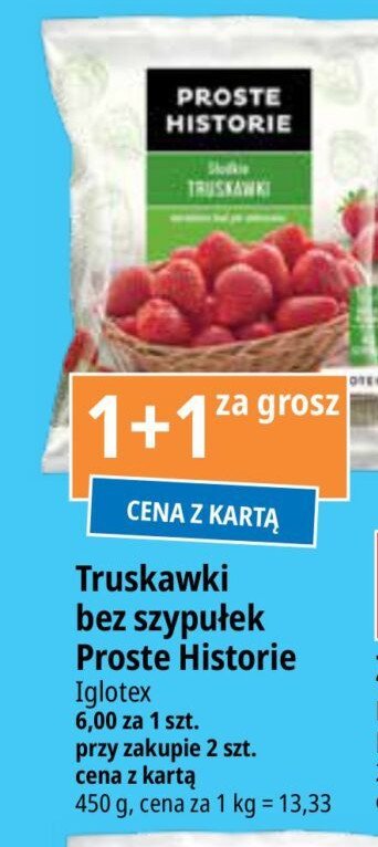 Truskawki Iglotex proste historie promocja