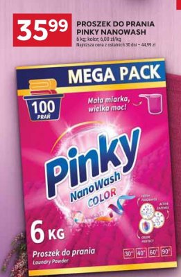 Proszek do prania PINKY NANOWASH promocja w Stokrotka