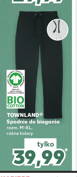 Spodnie do biegania m-xl Townland promocja