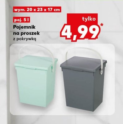 Pojemnik na proszek z pokrywką promocja w Kaufland