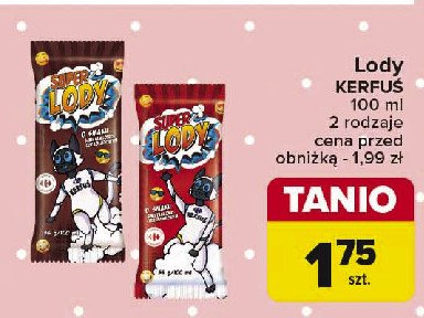 Lody kerfuś czekoladowe Carrefour promocja