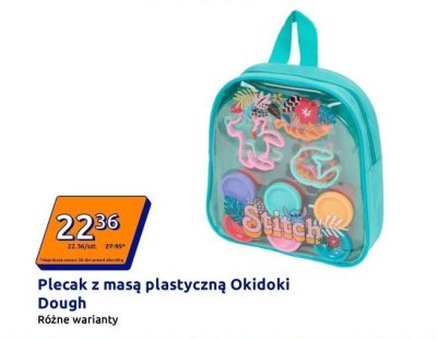 Plecak z masą plastyczną Okidoki Dough promocja w Action