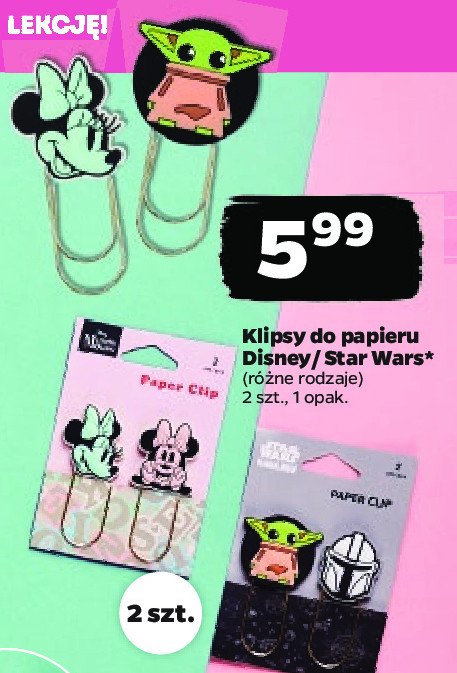 Klipsy do papieru disney Coolpack promocja