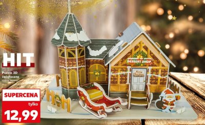 Puzzle 3D świąteczne różne wzory promocja w Kaufland