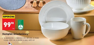 Komplet śniadaniowy  promocja w Biedronka