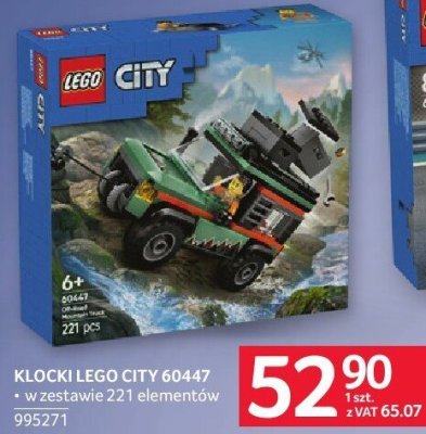 Klocki LEGO City 60447 promocja w Selgros