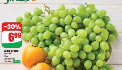Winogrono jasne bio promocja w Dino