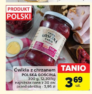 Ćwikła z chrzanem Polska gościna promocja w Carrefour