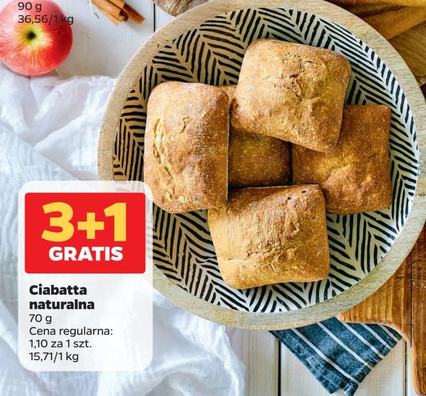 Ciabata naturalna promocja