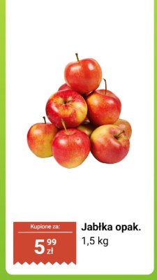 Jabłka opak. 1,5 kg promocja w Biedronka