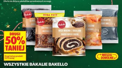 Bakalie Bakello wszystkie rodzaje promocja w Biedronka
