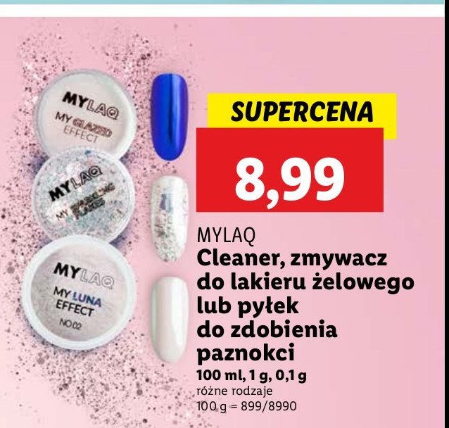 Cleaner do usuwania lakieru hybrydowego Mylaq promocja w Lidl