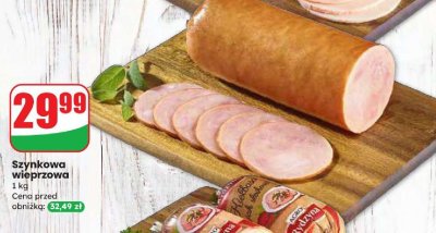 Szynkowa wieprzowa promocja w Dino