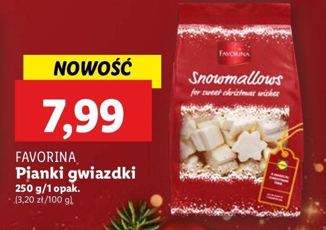 Pianki gwiazdki Favorina promocja