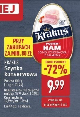 Szynka konserwowa Krakus animex promocja