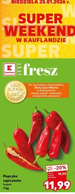 Papryka szpiczasta luzem promocja w Kaufland