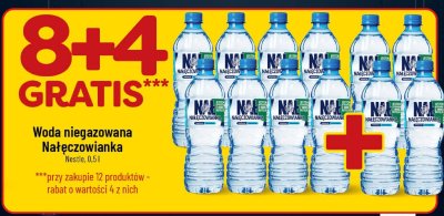 Woda niegazowana Nałęczowianka Nestle promocja w POLOmarket