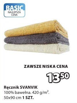Ręcznik SVANVIK promocja w Jysk