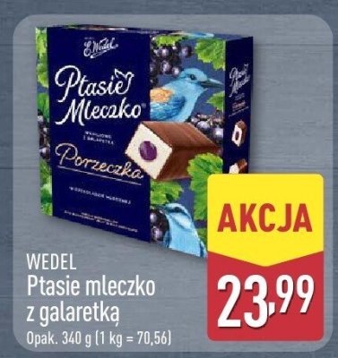 Ptasie mleczko z galaretką promocja w Aldi