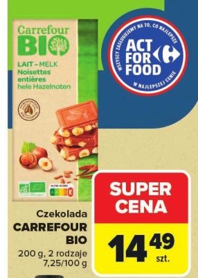 Czekolada promocja w Carrefour Market