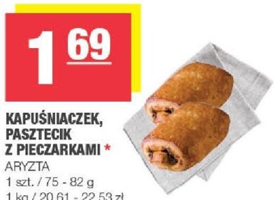 Kapuśniaczek pasztecik z pieczarkami Aryzta promocja w SPAR