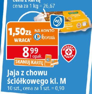 Jaja kl. m Wiodąca marka polska kurka promocja