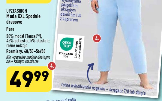 Spodnie dresowe damskie z bawe艂n膮 bio moda xxl Up2fashion promocja