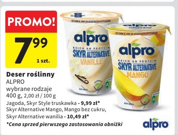 Jogurt mango promocja