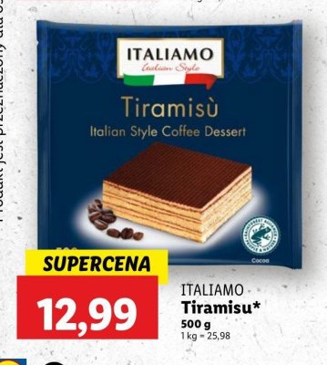 Tiramisu Italiamo promocja