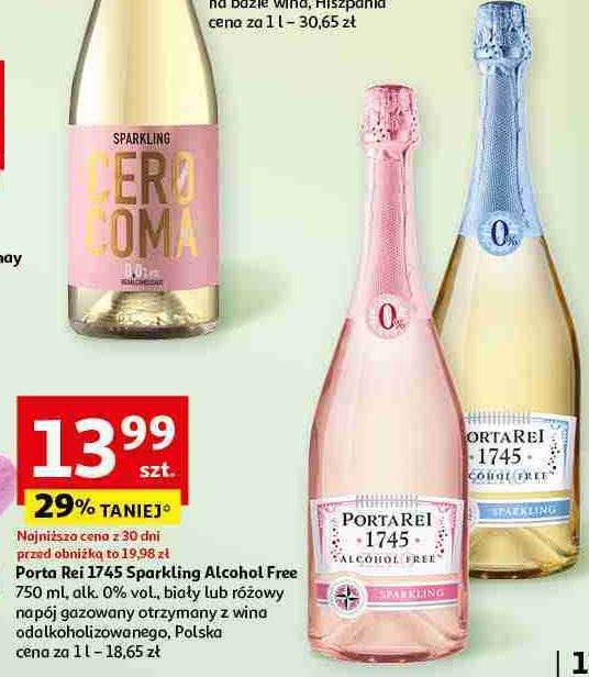 Wina Porta rei 1745 sparkling promocja