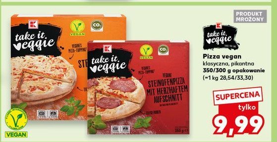 Pizza pikantna K-take it veggie promocja