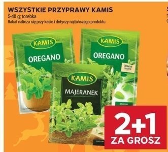 Przyprawy Kamis majeranek promocja w Stokrotka