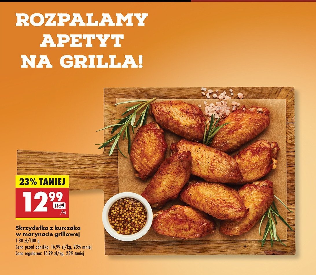 Skrzyde艂ka z kurczaka na grill promocja