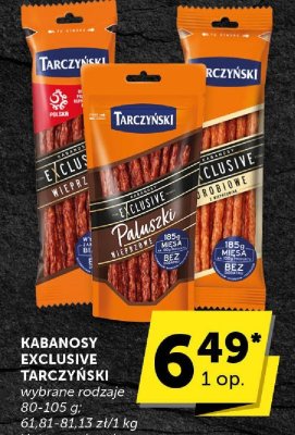 Kabanosy Exclusive Tarczyński promocja w Euro Sklep