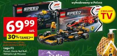 Lego F1 Ferrari, Oracle Red Bull, Wiliams lub McLaren promocja w Auchan