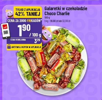 Galaretki w czekoladzie Choco Charlie promocja w POLOmarket