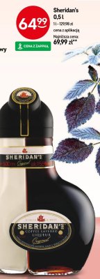 Likier Sheridan's 0,5l promocja w Żabka