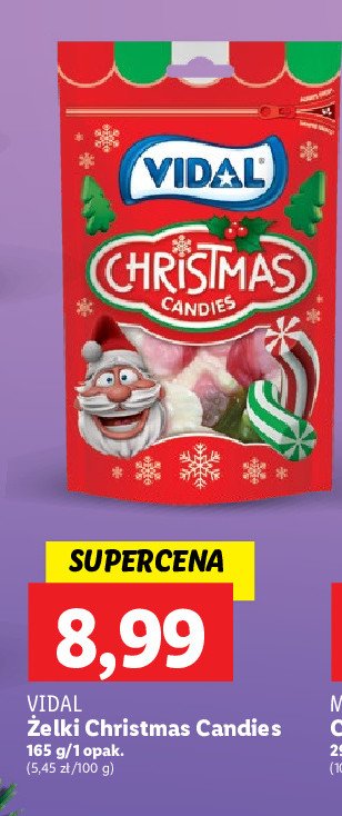 Żelki christmas Vidal promocja