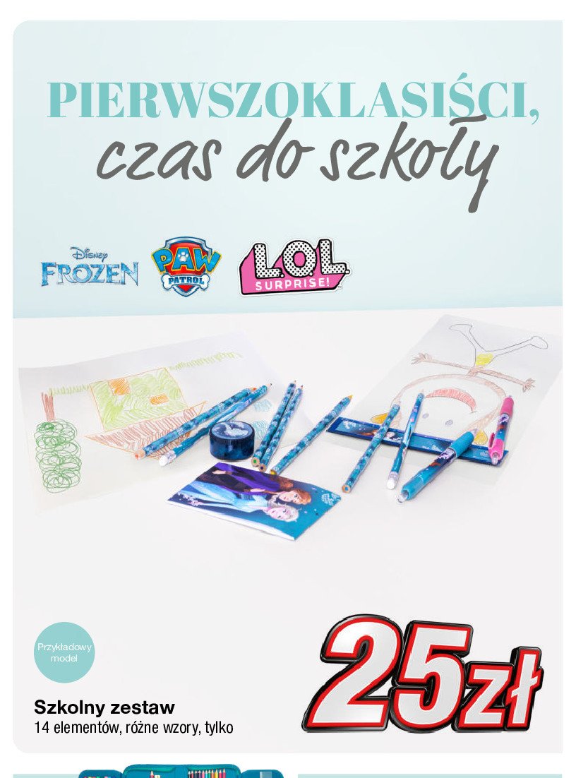 Zestaw szkolny psi patrol promocja