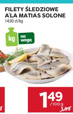 Filety śledziowe solone promocja w Stokrotka