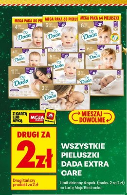 Pieluchy Dada Extra Care promocja w Biedronka