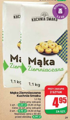 Mąka Ziemniaczana Kuchnia Smaku promocja w Dino