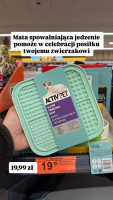 Mata spowalniająca jedzenie Active Pet Slow Feeding Mat promocja w Biedronka