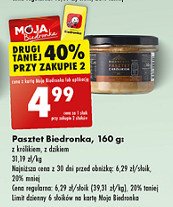 Pasztet z królikiem Biedronka promocja