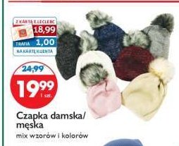Czapka męska promocja w Intermarche