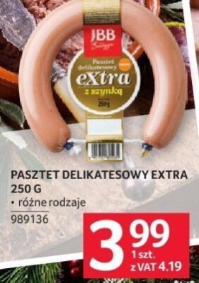 Pasztet delikatesowy extra 250 g różne rodzaje promocja w Selgros