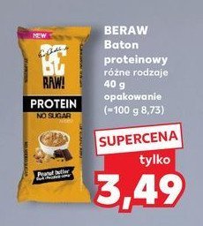 Baton energy peanut butter raw snack Be raw! promocja